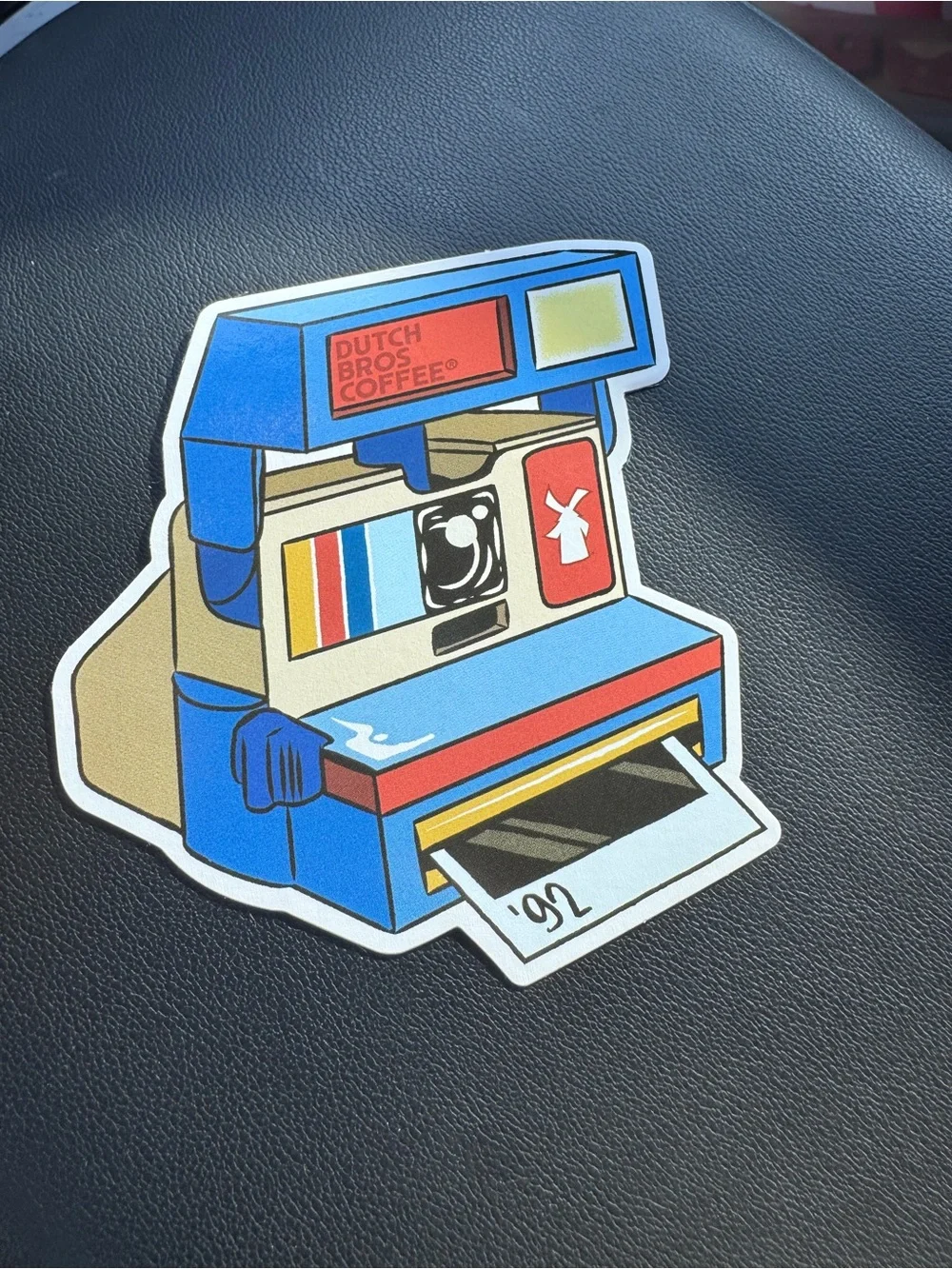 Dutch Bros durable vinyl